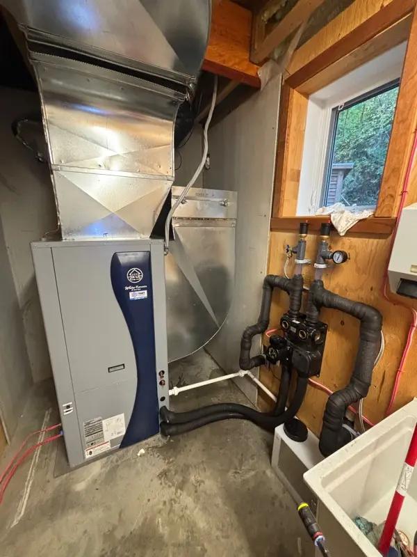 Installation géothermique - Système GeoSmart avec échangeur d'air